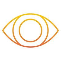 eye print icon, suitable for a wide range of digital creative projects. vector