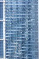 Close up picture of construction site of highrise building in Dubai photo