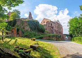 imagen panorámica del castillo medieval de miltenberg en alemania durante el día foto