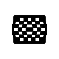 Chess background icon. Simple style chess tournament poster background symbol. Chess course brand logo design element. T-shirt printing. Vector for sticker.