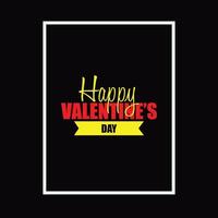 Happy valentines day holidays design vector