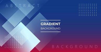 abstract red blue gradient color with rectangle light shape background. eps10 vector