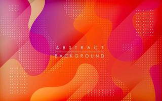 minimal abstract colorful purple orange liquid color gradient, fluid shape geometric with dots background. eps10 vector