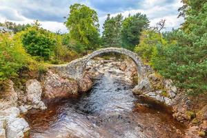 View of Scotland's oldest bridge photo