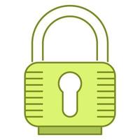 Padlock icon, suitable for a wide range of digital creative projects. vector