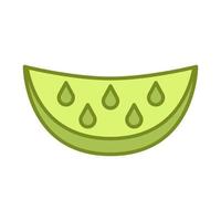 Watermelon icon, suitable for a wide range of digital creative projects. vector