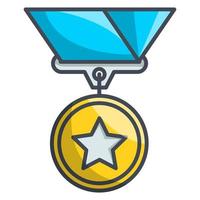 Medal icon, suitable for a wide range of digital creative projects. vector