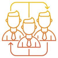 teamwork icon, suitable for a wide range of digital creative projects. vector