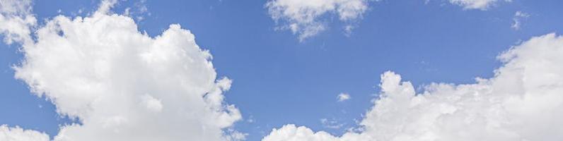 Image of a partly cloudy and partly clear sky during the day photo