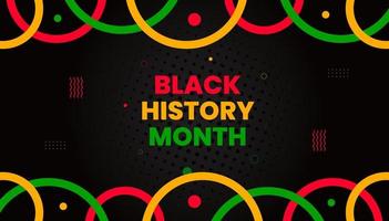 black history month background. black history month 2023 background. African American History or Black History Month. Celebrated annually in February in the USA and Canada. vector