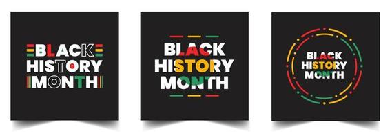 black history month social media post square banner design. Juneteenth Independence Day Background. Freedom or Emancipation day. text design. vector