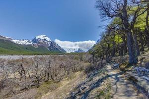 Picture of the hiking trail to Cerro Torre glacial lake photo