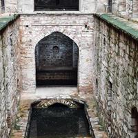 Agrasen Ki Baoli Step Well situated in the middle of Connaught placed New Delhi India, Old Ancient archaeology Construction photo