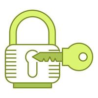 Open lock icon, suitable for a wide range of digital creative projects. vector