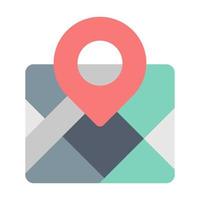 map location icon, suitable for a wide range of digital creative projects. vector