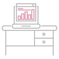 workplace icon, suitable for a wide range of digital creative projects. vector