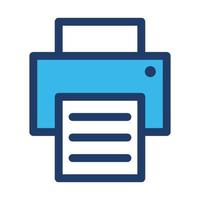 printer icon, suitable for a wide range of digital creative projects. vector