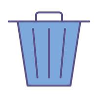 garbage icon, suitable for a wide range of digital creative projects. vector