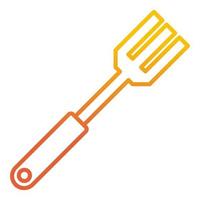 Fork icon, suitable for a wide range of digital creative projects. vector