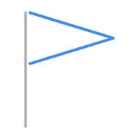 icono de bandera, adecuado para una amplia gama de proyectos creativos digitales. vector