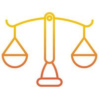 Balance icon, suitable for a wide range of digital creative projects. vector