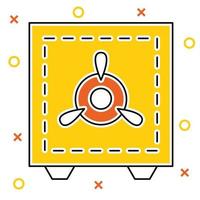 bank icon, suitable for a wide range of digital creative projects. vector