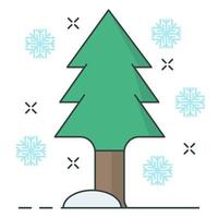 Snow icon, suitable for a wide range of digital creative projects. vector