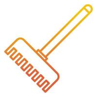 Rake icon, suitable for a wide range of digital creative projects. vector