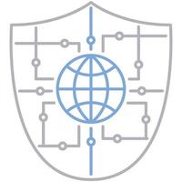 Safe Data icon, suitable for a wide range of digital creative projects. vector