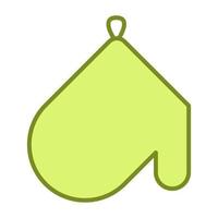 potholder icon, suitable for a wide range of digital creative projects. vector