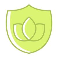 Nature protection icon, suitable for a wide range of digital creative projects. vector