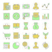 Business and finance icons, suitable for a wide range of digital creative projects. vector