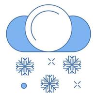 Winter icon, suitable for a wide range of digital creative projects. vector