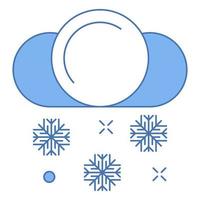 icono de invierno, adecuado para una amplia gama de proyectos creativos digitales. vector