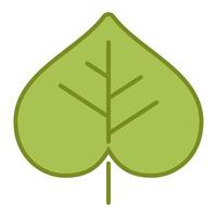 Leaf icon, suitable for a wide range of digital creative projects. vector