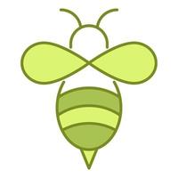 bees icon, suitable for a wide range of digital creative projects. vector