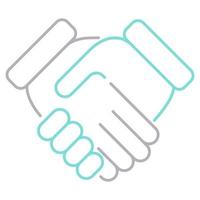 contract icon, suitable for a wide range of digital creative projects. vector