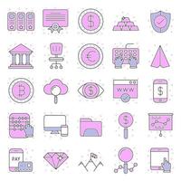 Business and finance icons, suitable for a wide range of digital creative projects. vector