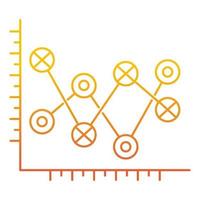 icono de diagrama, adecuado para una amplia gama de proyectos creativos digitales. vector