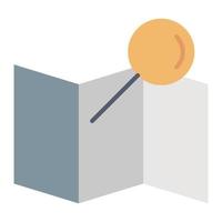 map location icon, suitable for a wide range of digital creative projects. vector