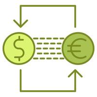currency exchange icon, suitable for a wide range of digital creative projects. vector