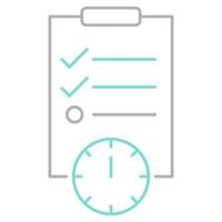 deadline icon, suitable for a wide range of digital creative projects. vector