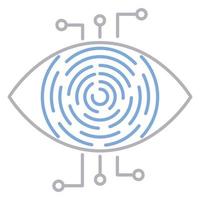 Retina scanner icon, suitable for a wide range of digital creative projects. vector