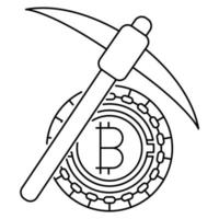 mining icon, suitable for a wide range of digital creative projects. vector