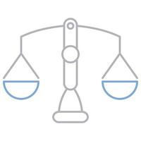 scales icon, suitable for a wide range of digital creative projects. vector