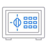 digital lock icon, suitable for a wide range of digital creative projects. vector