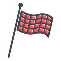 flag icon, suitable for a wide range of digital creative projects. vector