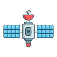 satellite icon, suitable for a wide range of digital creative projects. vector