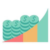 growth icon, suitable for a wide range of digital creative projects. vector