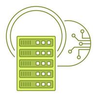 cloud storage icon, suitable for a wide range of digital creative projects. vector